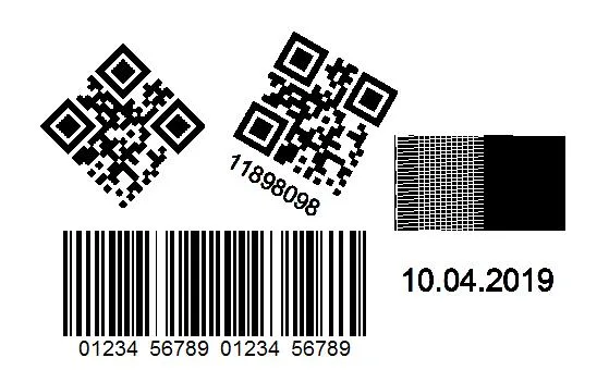 Small Plastic Cards Servo Attaching Digital Codes Printing System