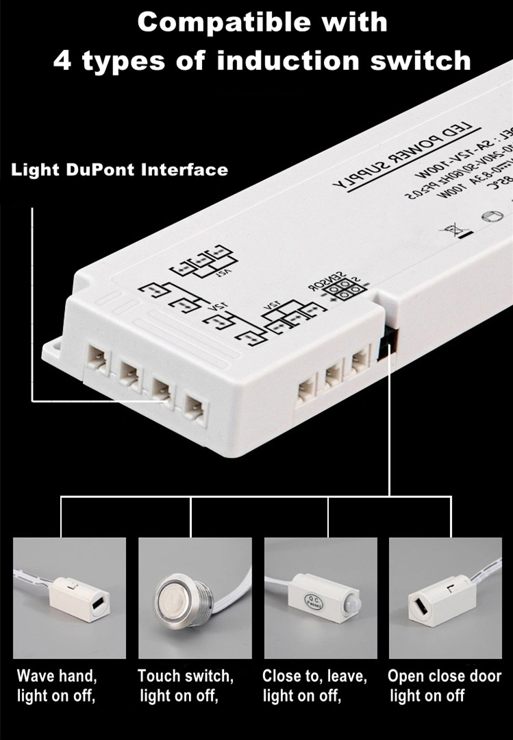 Motion Sensor Light Switch Adjustment PIR Motion Sensor Switch LED Driver Controller