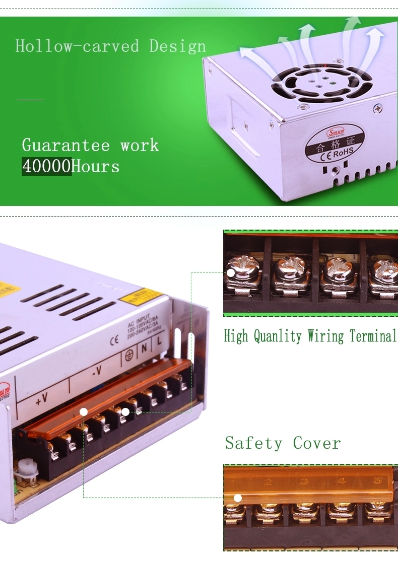 SMUN S-400-60 110V/220VAC Input SMPS 400W 60V 6.7A Power Supply