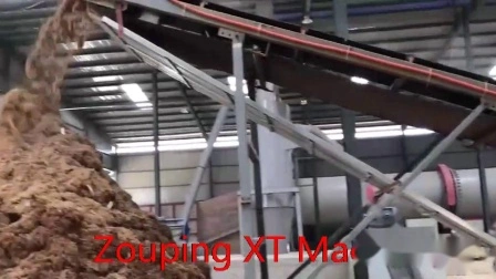Servo Control System, 6m Auto Feeding Bamboo, Sugarcane Shredder for Biomass